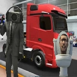 Vrachtwagen Simulator Skibidi Toilet